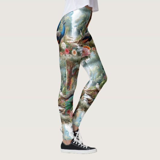 Pauw Vogels in Bos Leggings (Rechts)