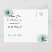 pauwen Dank u Kaarten (Achterkant)