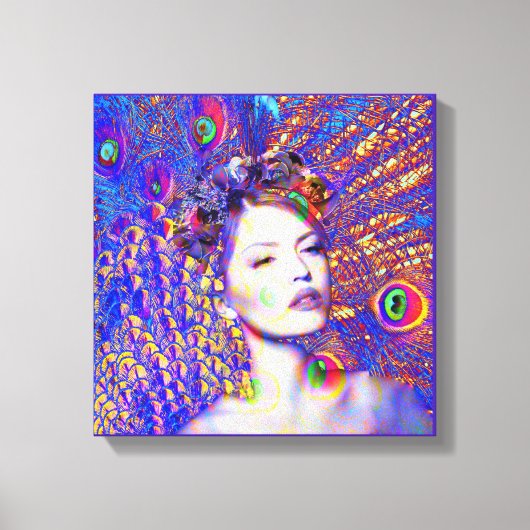 Pauwendans Canvas Afdruk (Voorkant)