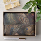 Pauwengodin Portret Decoupage Tissuepapier (Geschenk)