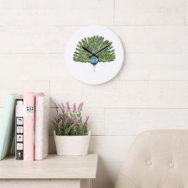 pauwenklok grote klok