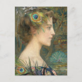 pauwenprofiel | Edgard Maxence Briefkaart (Voorkant)