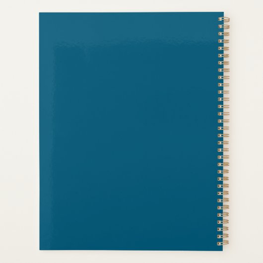 pauwenprofiel planner (Achterkant)