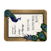  pauwenveer 7 - Formele elegante bruiloft Magneet (Horizontaal)