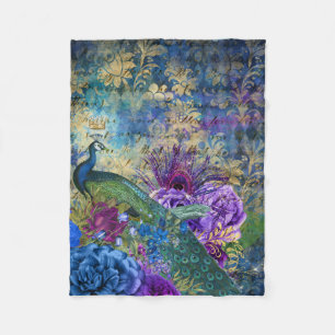 Pauwluwe Vliesdeken Mooie Design Fleece Deken