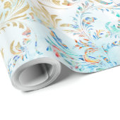 Pauwveer Cadeaupapier (Rol Hoek)