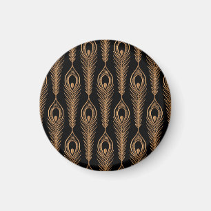 Pauwveren, Luxe Oosters Patroon. Magneet