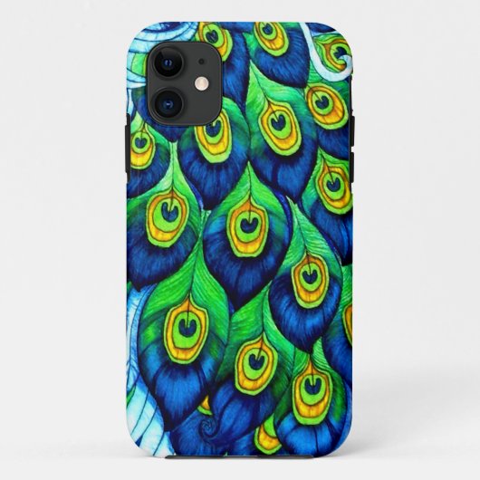 Pauwveren Ontwerp Case-Mate iPhone Case (Achterkant)