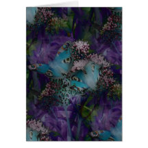 Pauwvlinder Vlinders in Paars Door KABFA Designs