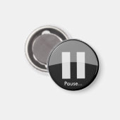 PAUZE Button magneet (Voorkant / Achterkant)