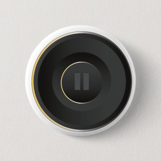 Pauze Button & Pin: Gezellig (Voorkant)