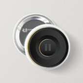 Pauze Button & Pin: Gezellig (Voorkant /achterkant)