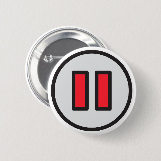 Pauze Button & Pin: Wanderlust (Voorkant /achterkant)