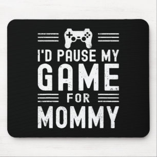 Pauze Mijn Spel Voor Mama Grappig Videospel Mam Mo Muismat