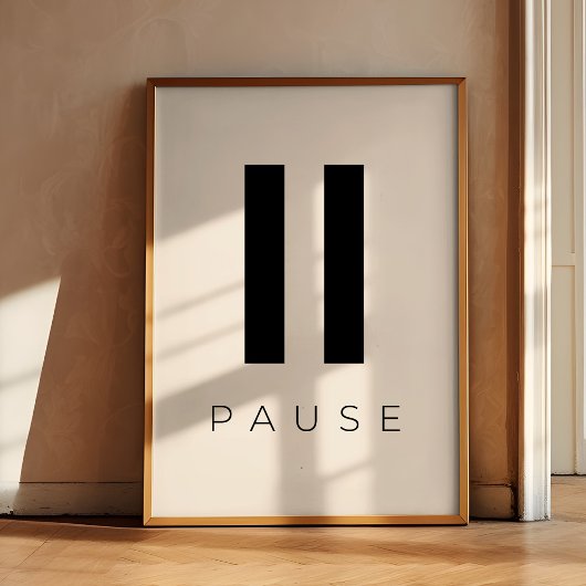 Pauze Poster