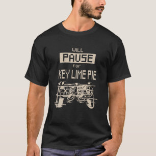 Pauze voor belangrijke Limoen game-spellen T-shirt