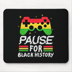 Pauze Voor Black History Month Jongens Kids Gamer Muismat