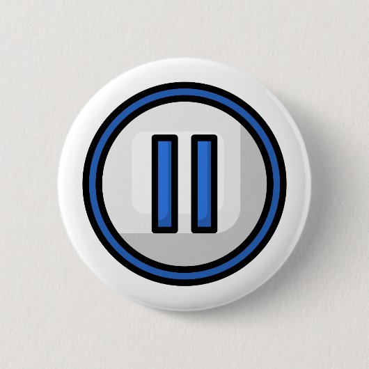 Pauzeer Button & Speld: Schattig (Voorkant)