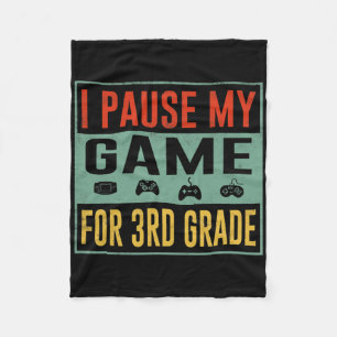 Pauzeer mijn spel voor leerling uit groep 5 naar s fleece deken
