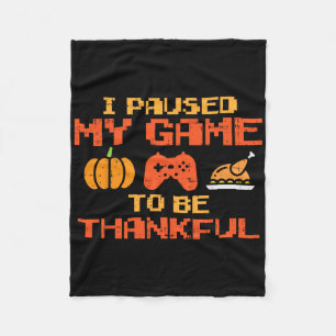 Pauzeerde Mijn Game Dankbaar Video Gamer Jongens D Fleece Deken