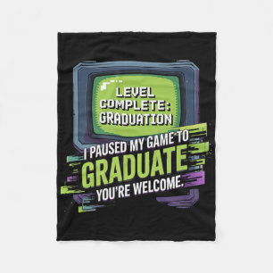 Pauzeerde mijn spel om Gamer Cl van 2025 af te stu Fleece Deken