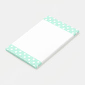 Pavé de notes Post-it pour pois verts à la menthe (Incliné)