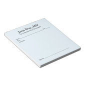Pavé de prescription de plaisanterie - Bloc-notes  (Incliné)