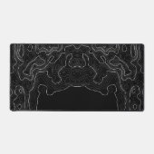 pavé de souris topographique xxl noir (Recto)
