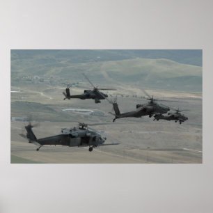 Pave Hawks en Apaches Poster