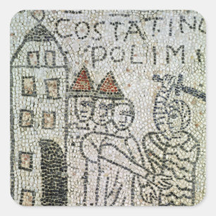 Pavement of St. John the Evangelist Vierkante Sticker
