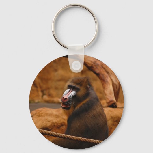 Pavian/Baboon Sleutelhanger (Voorkant)