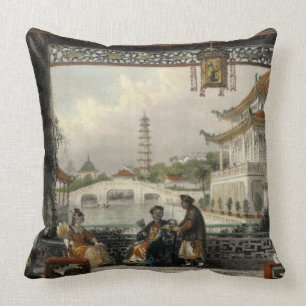 Pavilion and Gardens of a Mandarin near Peking, vo Kussen