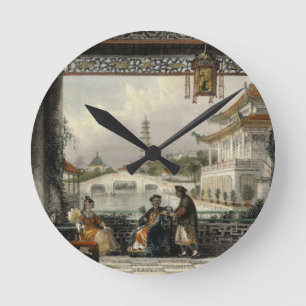 Pavilion and Gardens of a Mandarin near Peking, vo Ronde Klok