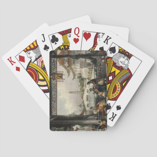 Pavilion and Gardens of a Mandarin near Peking, vo Speelkaarten (Achterkant)