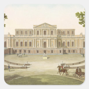 Pavilion van Haarlem, uit 'Choix des Monuments', E Vierkante Sticker