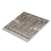 Pavilion van het koninklijk paleis in Isfahan uit  Tegeltje (Zijkant)