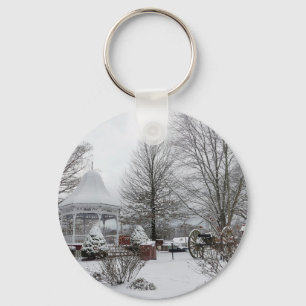 Paviljoen en kanon sleutelhanger