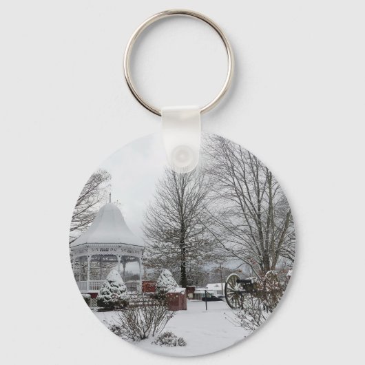 Paviljoen en kanon sleutelhanger (Voorkant)