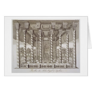 Pavillon à Royal Palace à Isphahan, de 'Voy