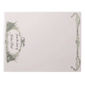 Pavillon américain et bloc-notes Eagle (Devant)