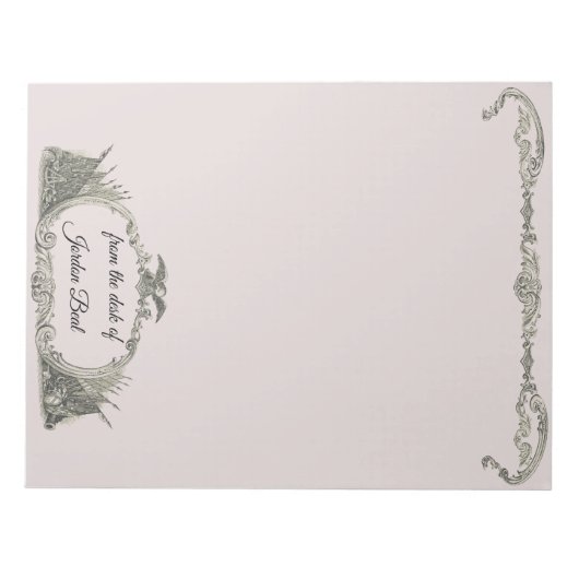 Pavillon américain et bloc-notes Eagle (Devant)