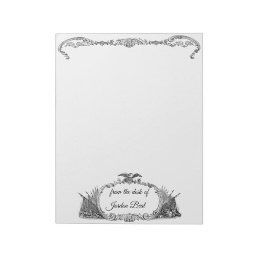 Pavillon américain et bloc-notes Eagle (Tourné)