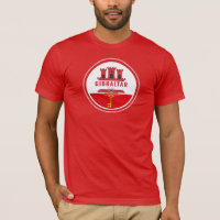 Pavillon circulaire de Gibraltar T-Shirt