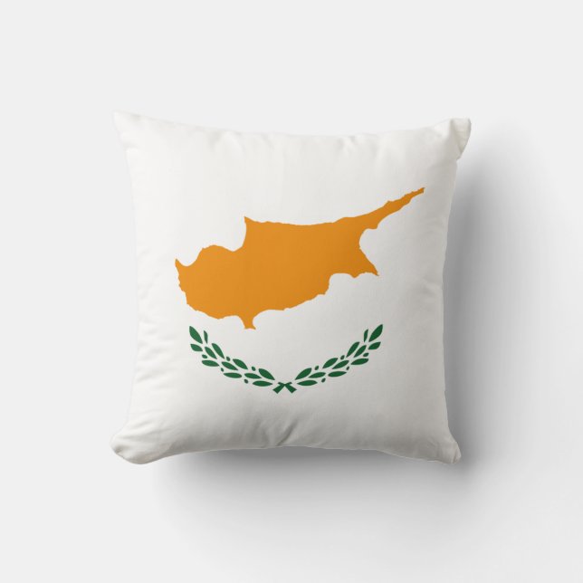 Pavillon de Chypre x Coussin du drapeau (Recto)