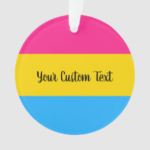 Pavillon de la Fierté de Pansexualité avec texte