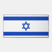 Pavillon Israël bleu et blanc moderne (Recto)