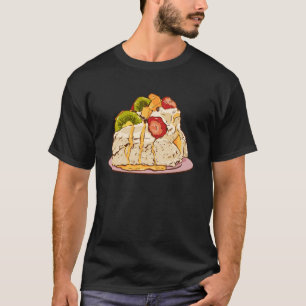 Pavlova Snee zoete dessert taart bakker gebak T-shirt
