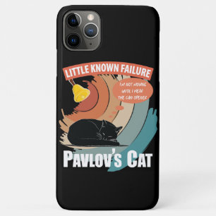Pavlov's Cat - Funny Psychology iPhone 11 Pro Max Hoesje