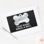 PAVLOV'S HOND RECHTHOEKIGE STICKER (Envelop)