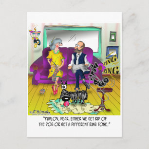 Pavlov's ringtoon briefkaart